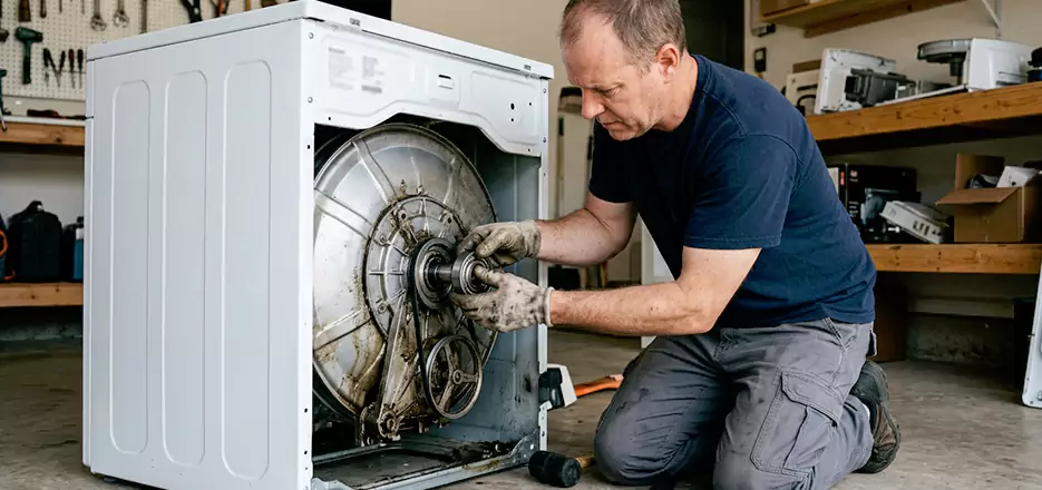 Washer Tub Bearing Replacement in Roxbury